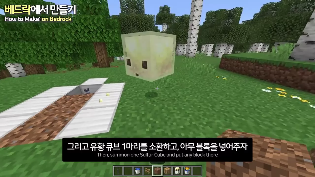 소환된 유황 큐브